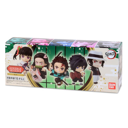 Demon Slayer: Kimetsu no Yaiba Adverge Motion 3 SET Bandai Shokugan