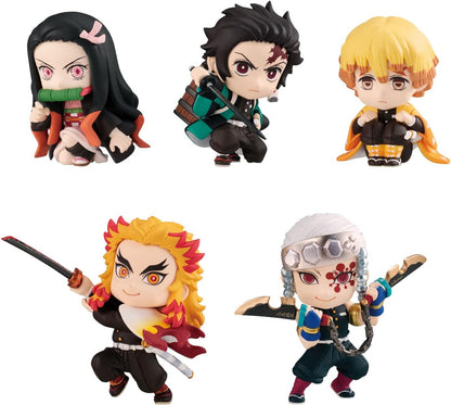 Demon Slayer: Kimetsu no Yaiba Adverge Motion 4 SET Bandai Shokugan